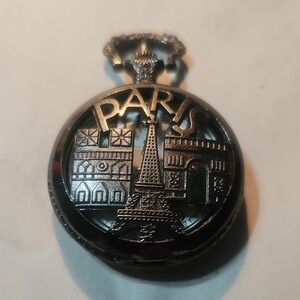 Paris Themed Pocket Watch